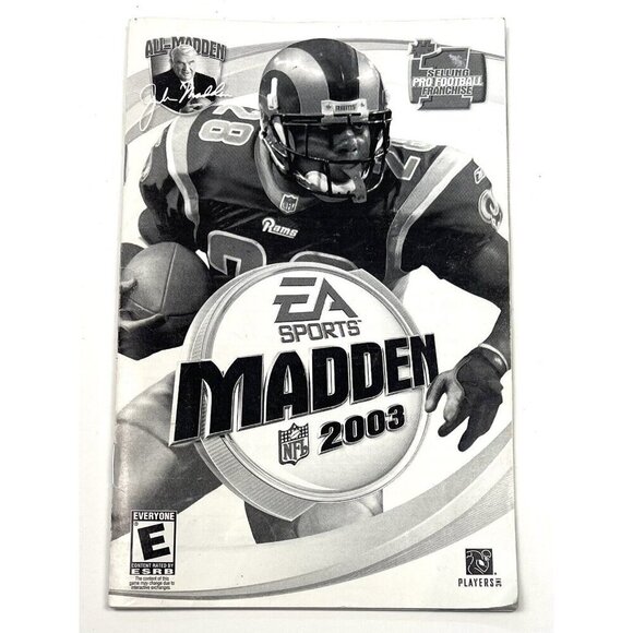 EA Sports Madden 2003 PC Game USER'S MANUAL ONLY *No Game Included* EUC - Picture 1 of 2